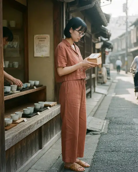Haruka at Gojōzaka pottery street