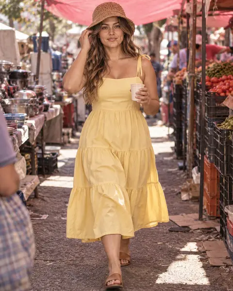 Sofia at Sunday tianguis