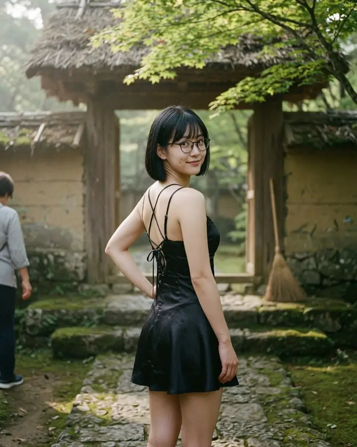Haruka at Hōnen-in Temple